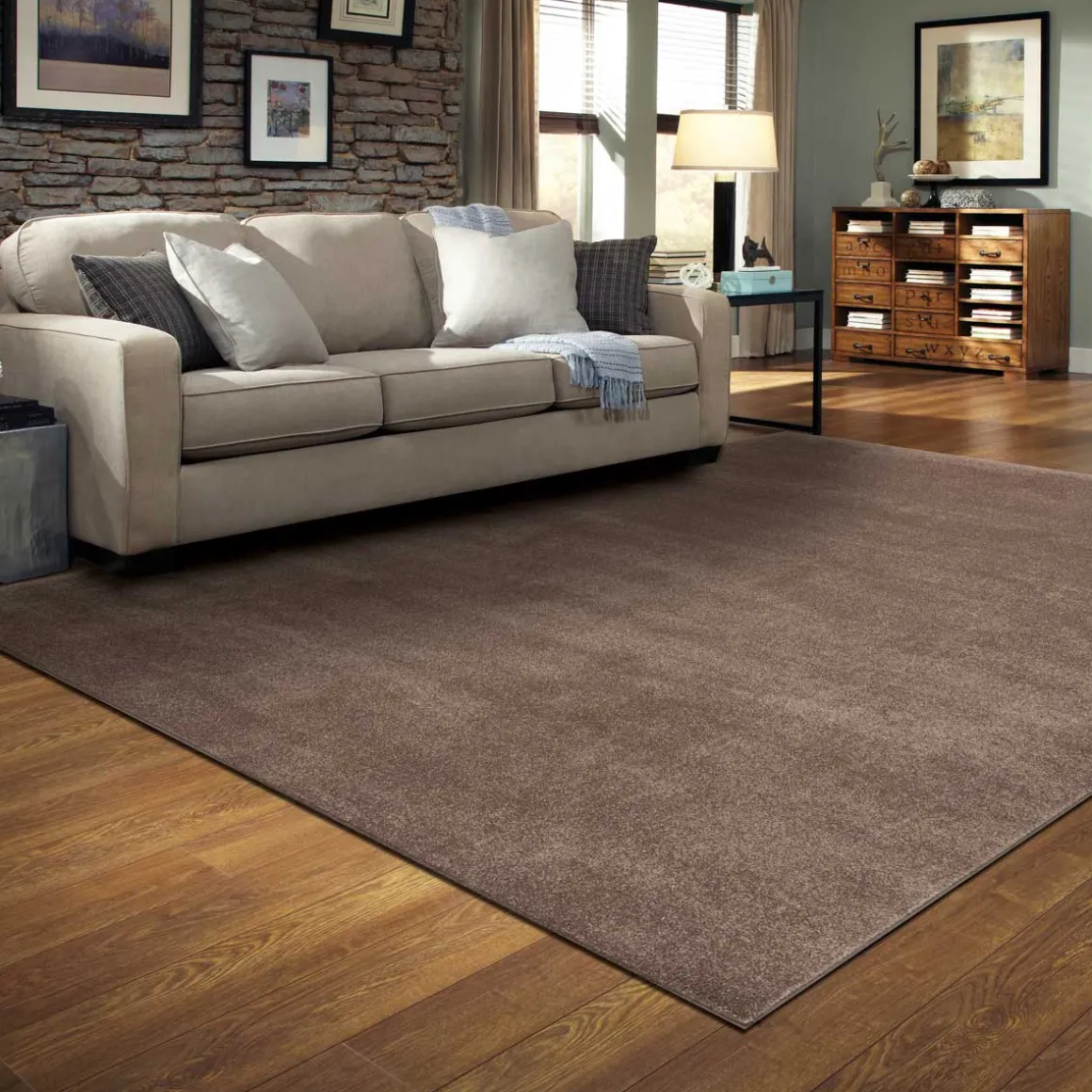 Alfombra Ambiente Camel 200x285Cm