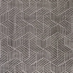 Alfombra Antracita Geométrica 120x160Cm