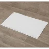 Alfombra Baño Microfibra Blanca 50x80Cm