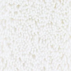 Alfombra Baño Microfibra Blanca 50x80Cm