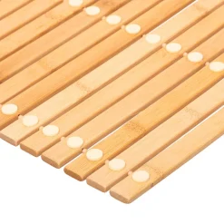 Alfombra De Bambú P/El Baño 40x60Cm