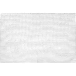 Alfombra De Baño Chenilla Blanca 80x50Cm