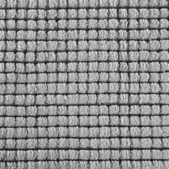 Alfombra De Baño Chenilla Gris 80x50Cm