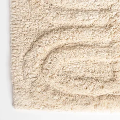 Alfombra de baño ELLA de algodón gris 50x80cm