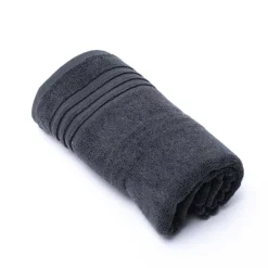 Alfombra de baño gris oscuro TIMELESS 50x70Cm