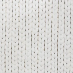 Alfombra De Baño Gruesa Blanca 50x120Cm