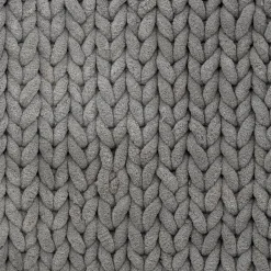 Alfombra De Baño Gruesa Gris 50x120Cm