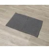 Alfombra De Baño Microfibra Gris 50x80Cm