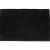 Alfombra De Baño Negra Chenilla 80x50Cm