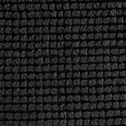 Alfombra De Baño Negra Chenilla 80x50Cm