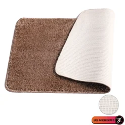 Alfombra De Baño Tufting Beige 66x120Cm