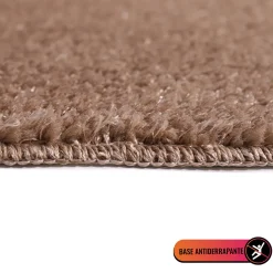 Alfombra De Baño Tufting Beige 80x150Cm