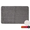 Alfombra De Baño Tufting Gris 80x150Cm