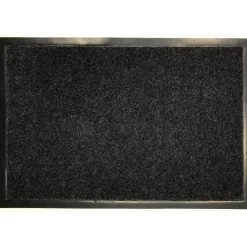 Alfombra De Entrada Gris Oscuro 40x60cm