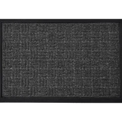 Alfombra De Entrada 40x60cm Gris