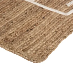 Alfombra de yute con juego