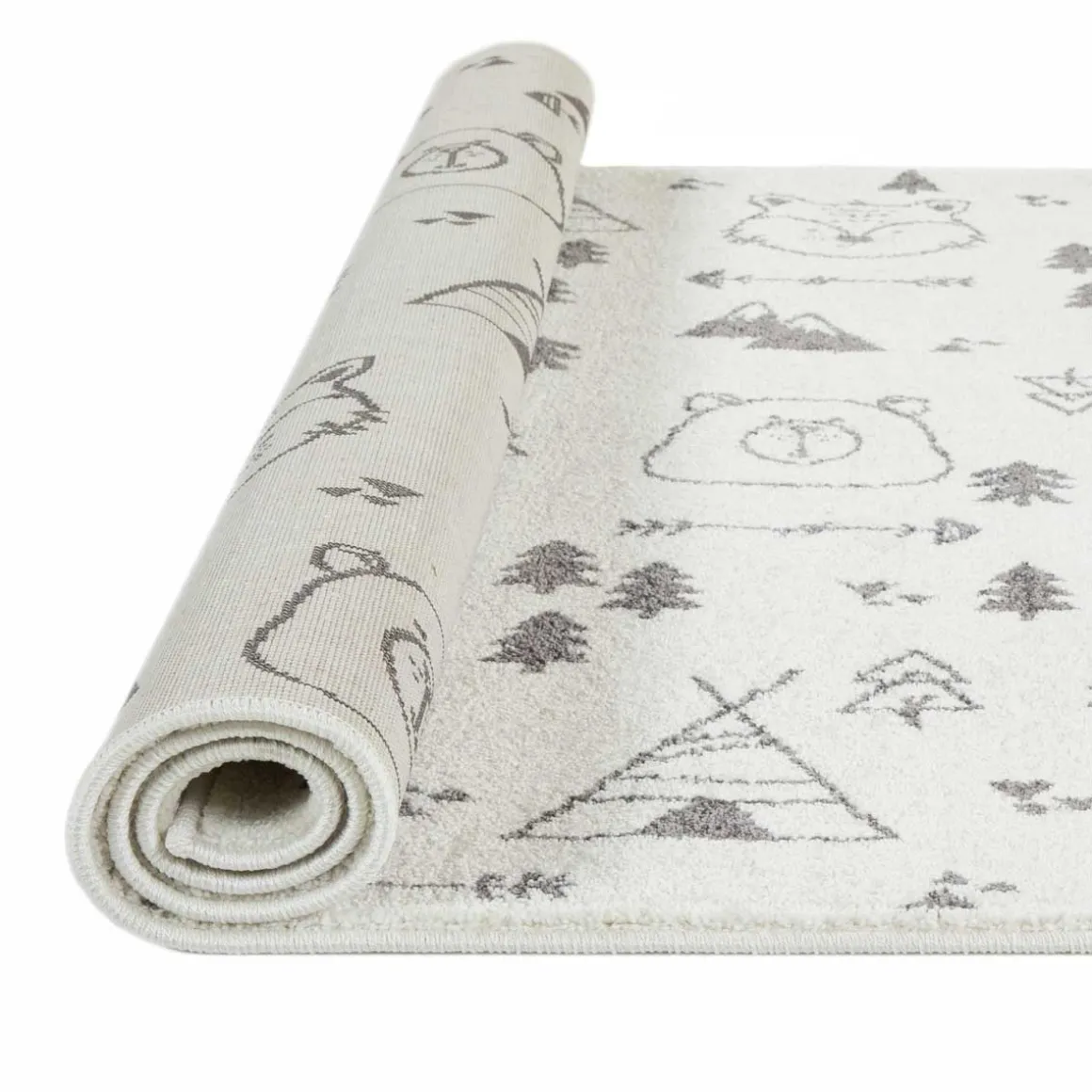 Alfombra Gio Bosque Gris 160x235Cm