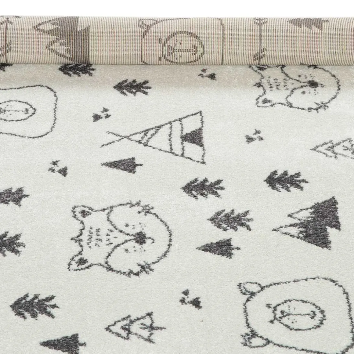 Alfombra Gio Bosque Gris 160x235Cm