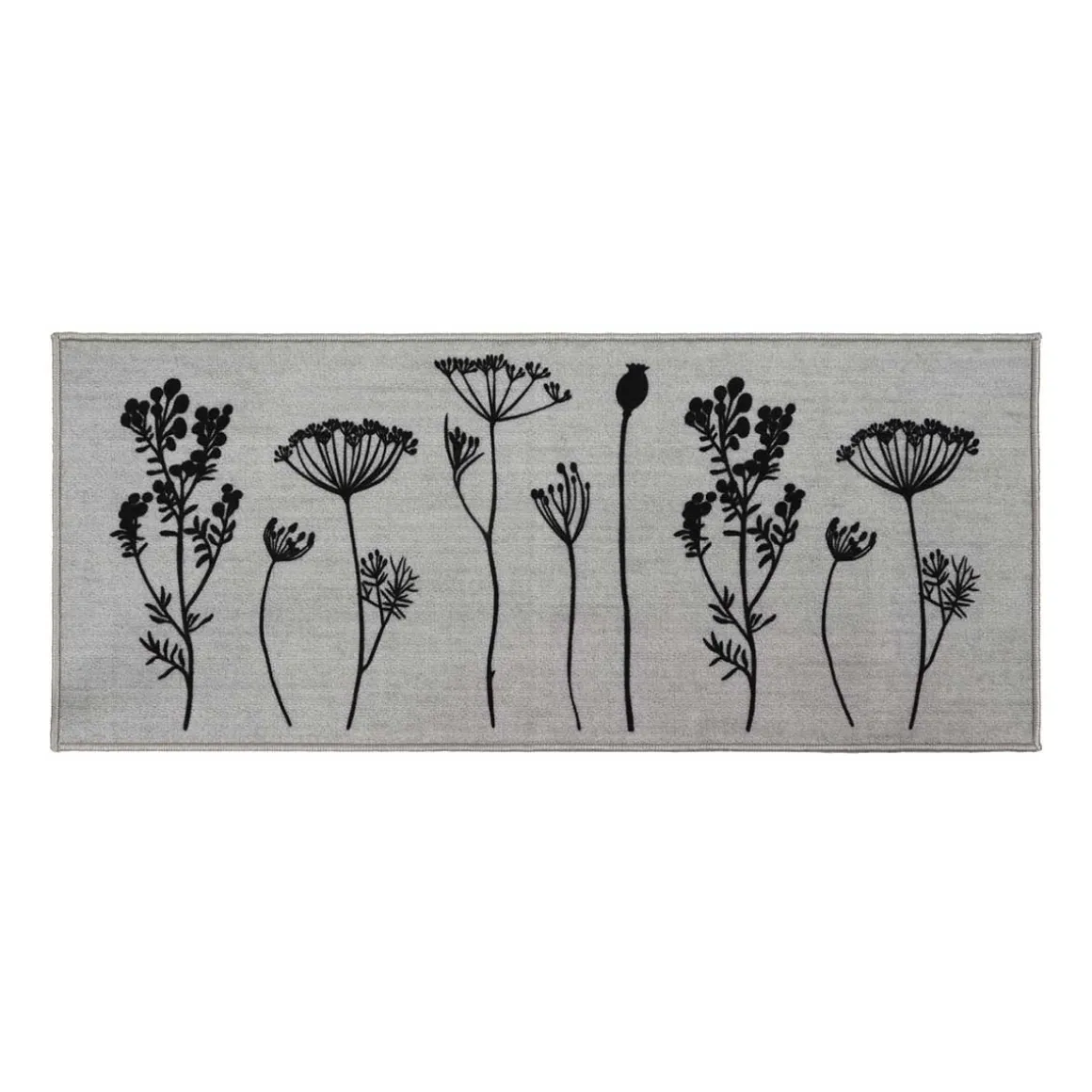 Alfombra Herbier Gris 50x120cm