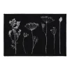 Alfombra Herbier Negra 40x60cm