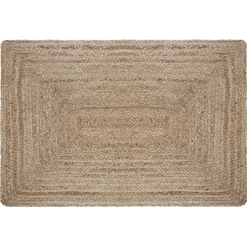 Alfombra HISTOIRE de yute natural 60x90cm