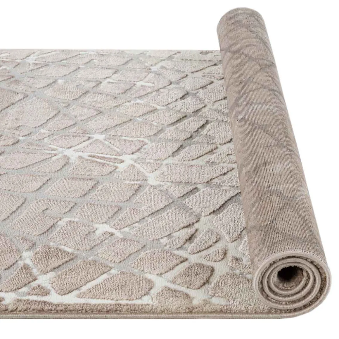 Alfombra Jad Beige 80x150Cm