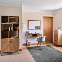 Alfombra Joanne Gris Oscuro 120x170Cm