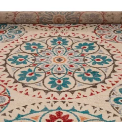 Alfombra Lene Rojo/Azul 120x160Cm