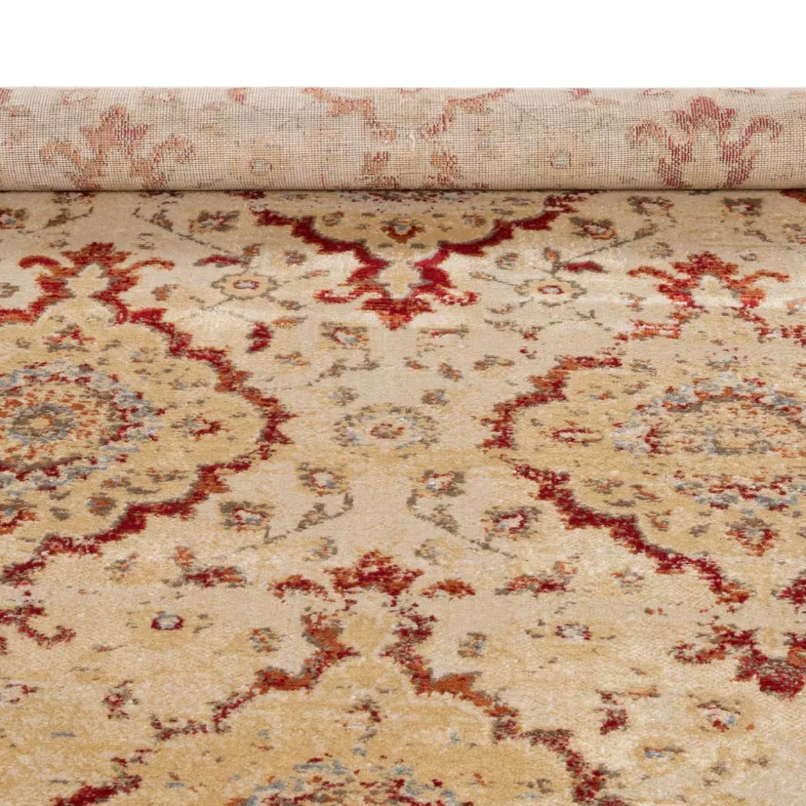 Alfombra Lene Rojo/Beige 200x285Cm