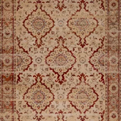 Alfombra Lene Rojo/Beige 200x285Cm