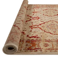 Alfombra Lene Rojo/Beige 120x160Cm