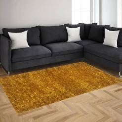 Alfombra Lux Amarilla 140x190Cm