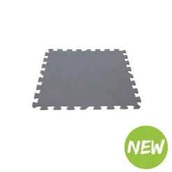 Alfombra Puzzle Espuma Gris 8Pzas