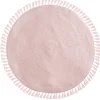Alfombra Rosa Lurex Con Flecos 90Cm