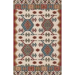 Alfombra Sunlight Ocre/Rojo 60x200Cm