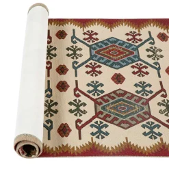 Alfombra Sunlight Ocre/Rojo 60x200Cm