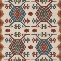 Alfombra Sunlight Ocre/Rojo 60x200Cm