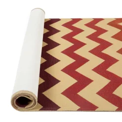 Alfombra Sunlight Roja/Beige 60x250Cm