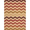 Alfombra Sunlight Roja/Beige 150x220Cm