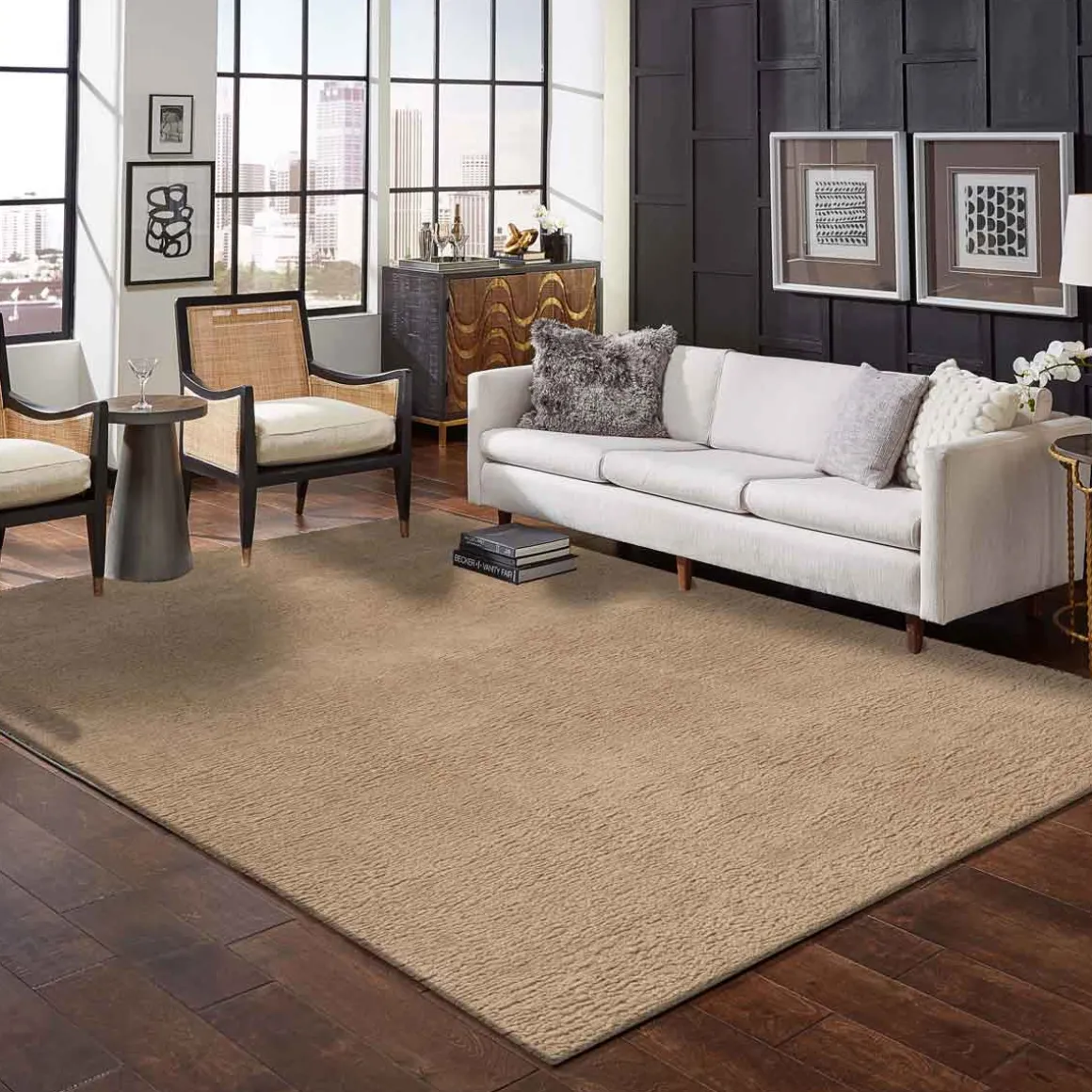 Alfombra Toul Camel 80x150Cm