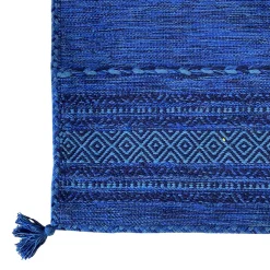 Alfombra Tribal Azul 140x190Cm
