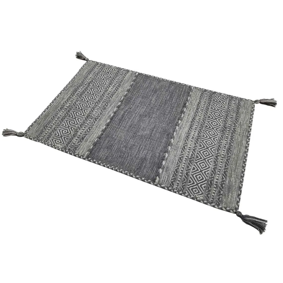 Alfombra Tribal Gris 200x280Cm