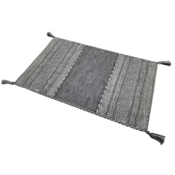 Alfombra Tribal Gris 60x150Cm