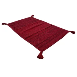 Alfombra Tribal Roja 60x200Cm