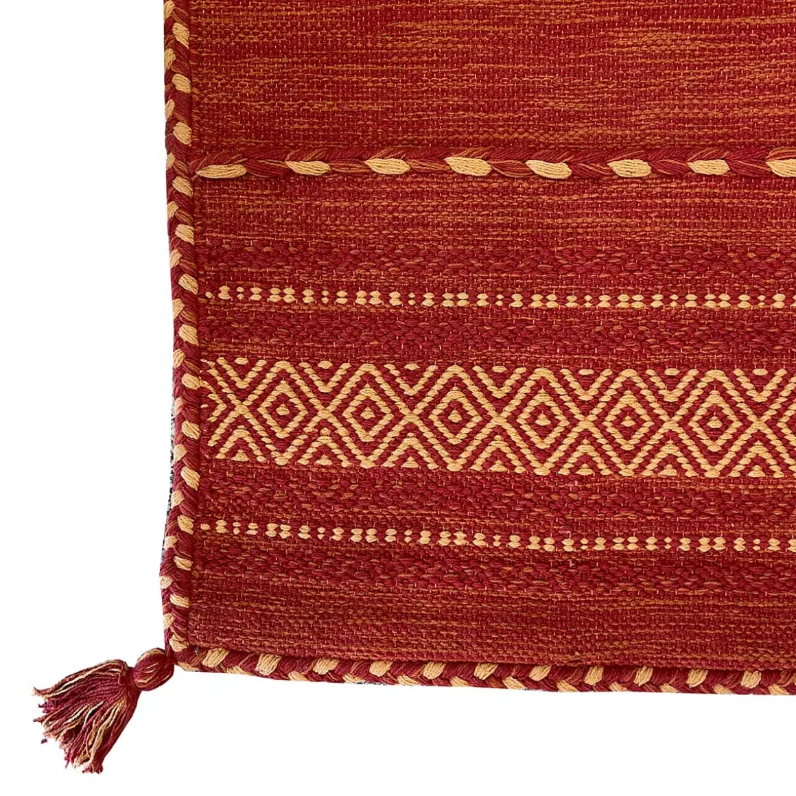 Alfombra Tribal Terracota 70x120Cm