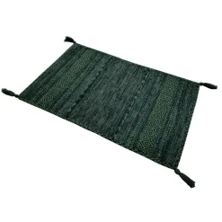 Alfombra Tribal Verde 60x100Cm