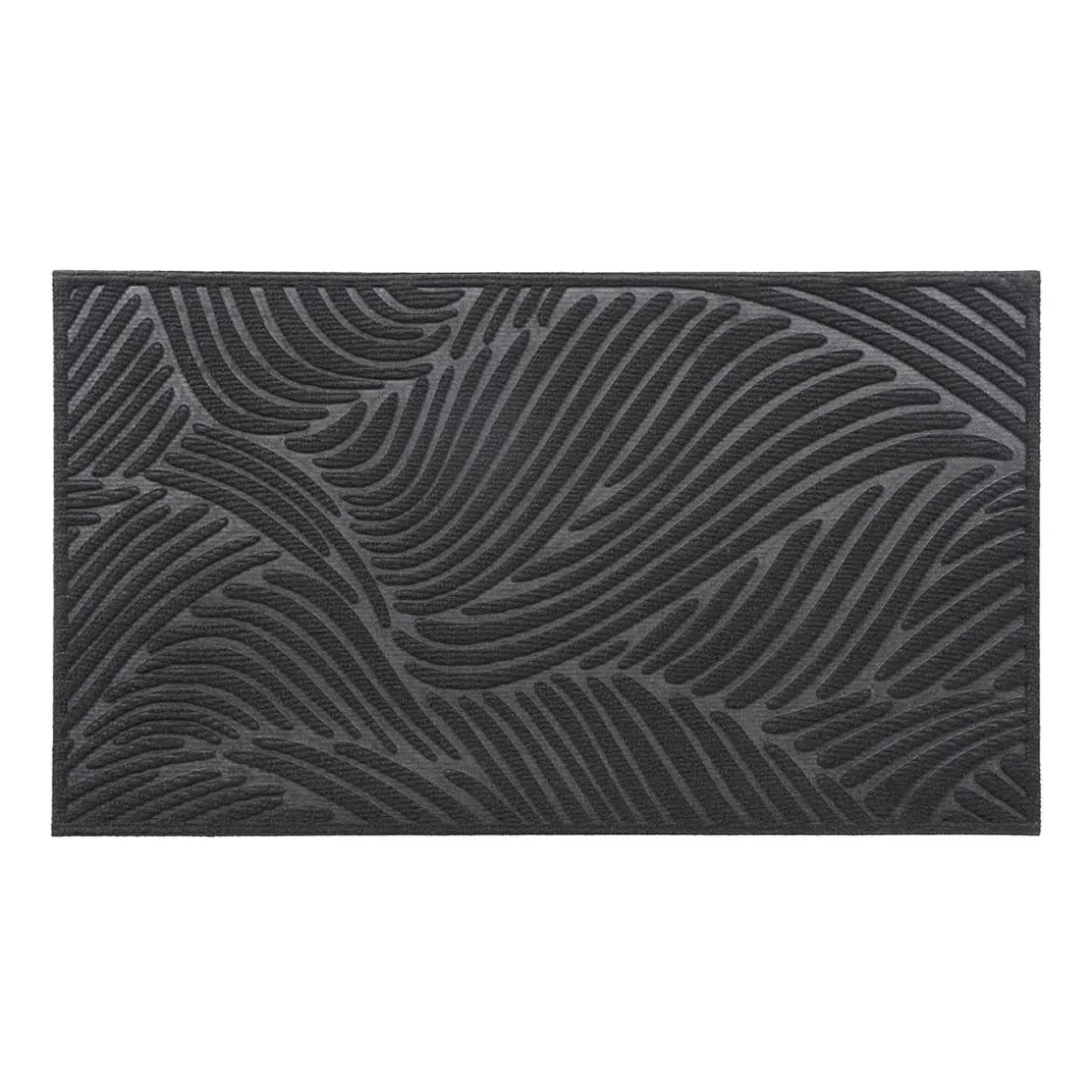 Alfombra Vague Negra 43.5x75cm