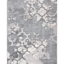 Alfombra Viqi Azulejos Gris 80x150cm