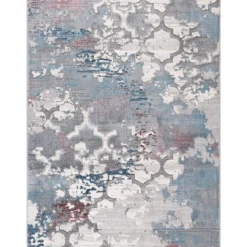 Alfombra Viqi Azulejos Rosa 200x285cm