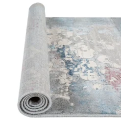 Alfombra Viqi Azulejos Rosa 200x285cm